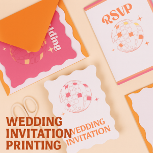 Wedding Invitations - Custom Cut
